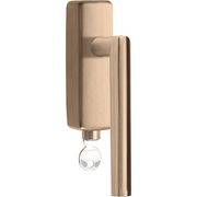Formani LB2-DKLOCK-O draaikiepgarnituur afsluitbaar PVD licht brons rechts/links draaiend