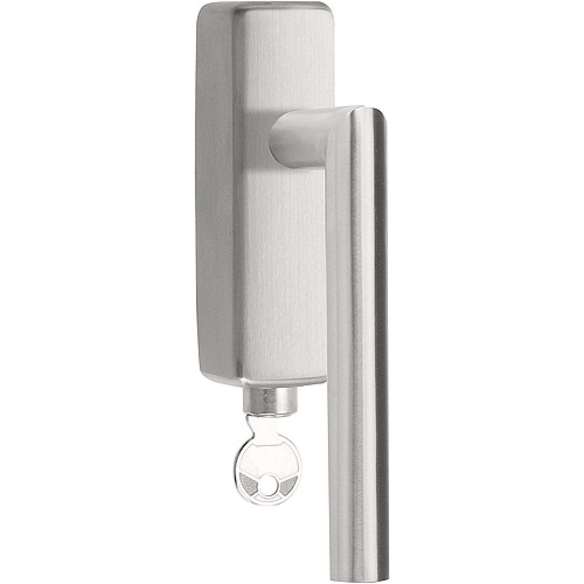 Formani LB2-DKLOCK-O draaikiepgarnituur afsluitbaar mat roestvast staal rechts/ links draaiend