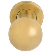 Formani | Voordeurknop BASIC LB501D Draaibaar op Rozet | PVD Mat Goud