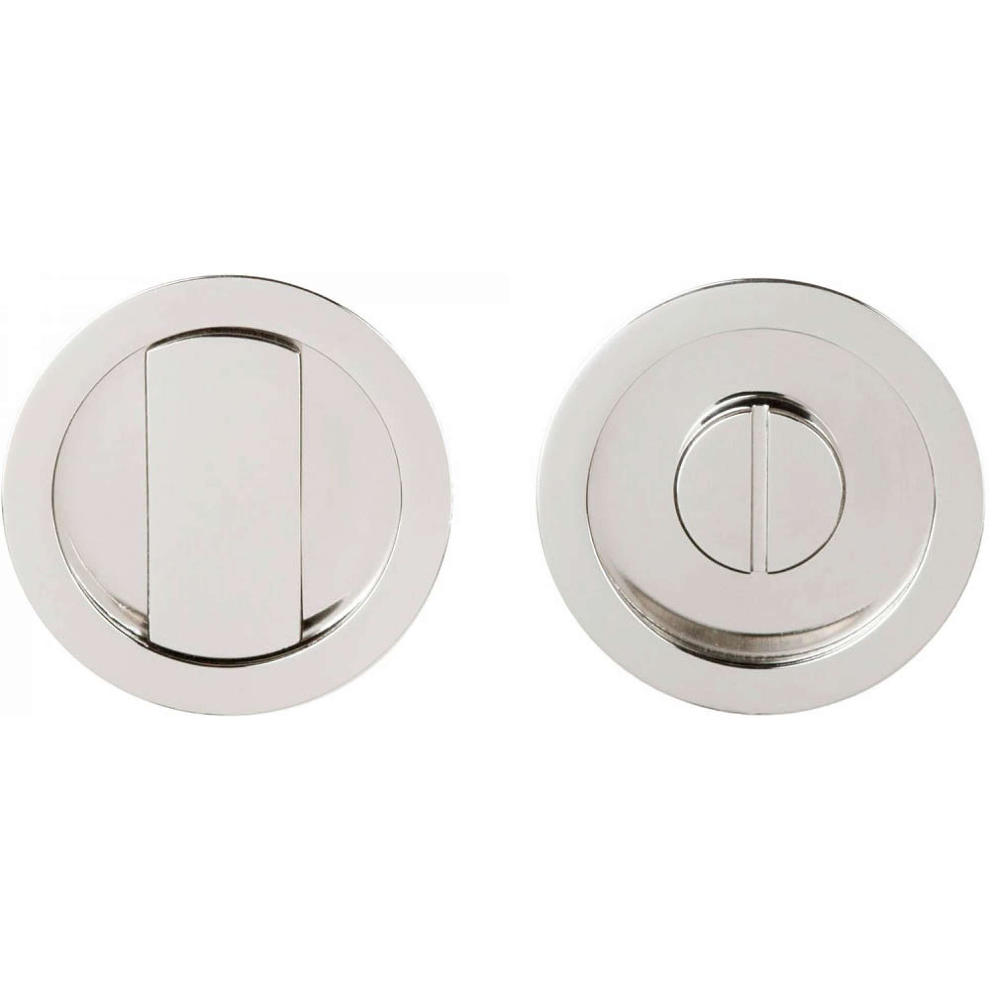 Formani | Schuifdeurkommen | LB57S_T | 57mm | Glans Nikkel