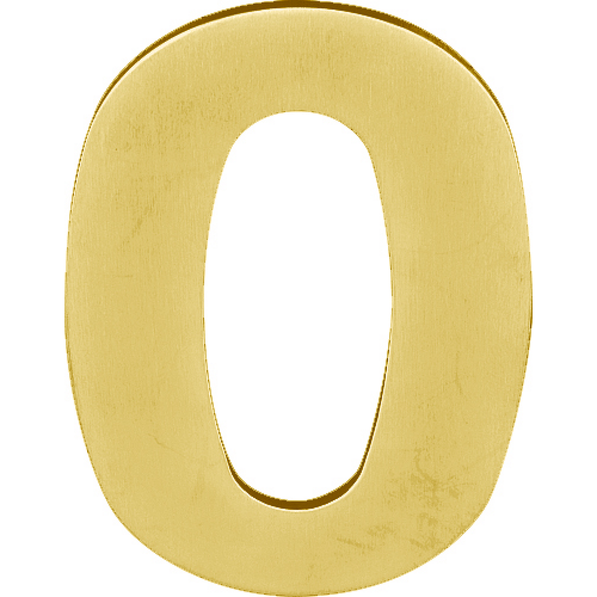 Formani BASICS | Huisnummer 0 | 100mm | PVD Mat goud