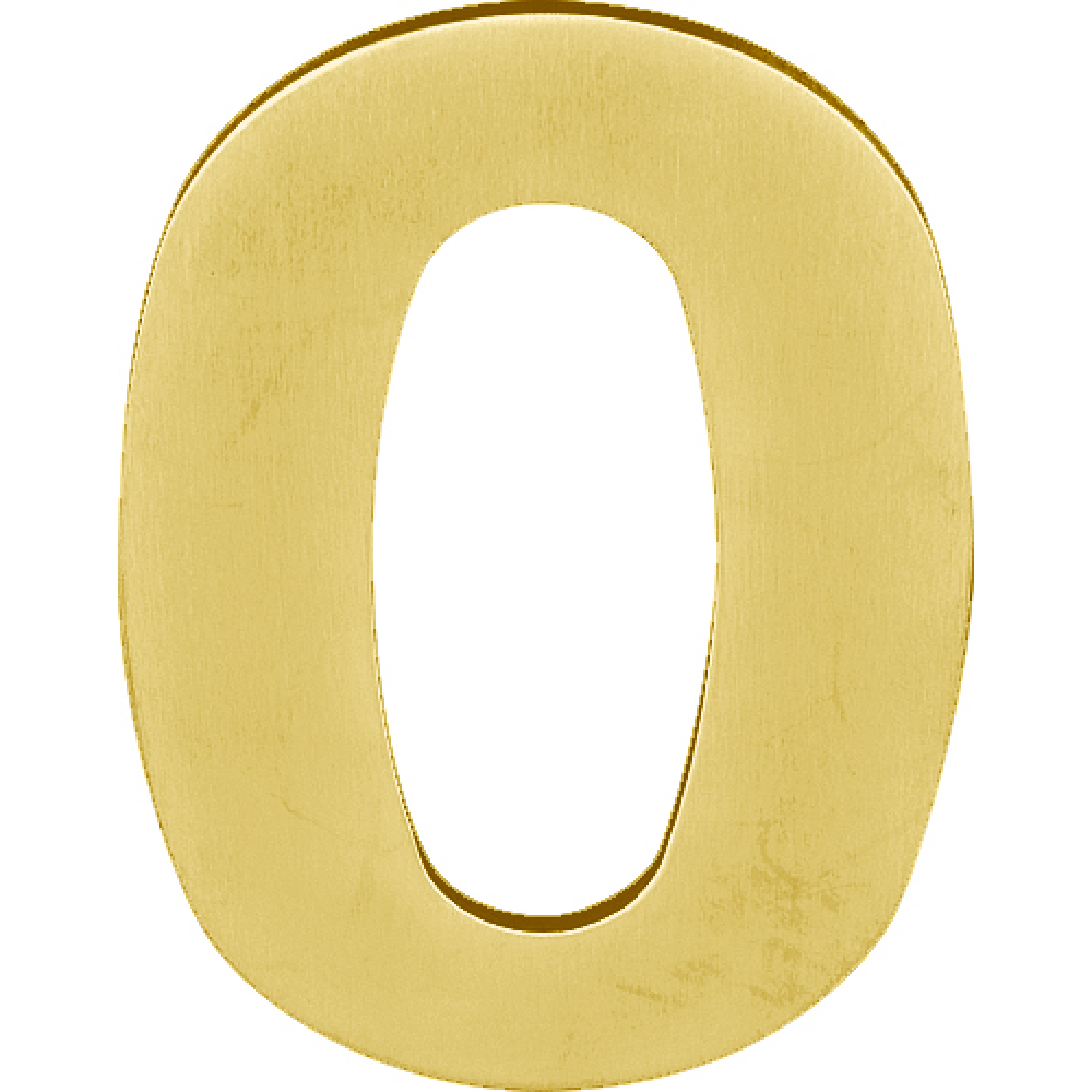 Formani BASICS | Huisnummer 0 | 100mm | PVD Mat goud