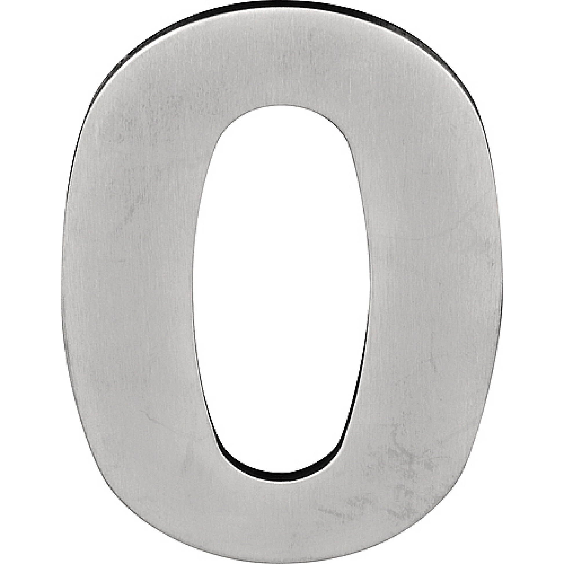 Formani BASICS | Huisnummer 0 | 100mm | PVD Mat RVS
