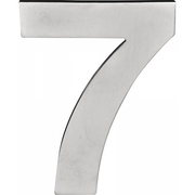 Formani BASICS | Huisnummer 7 | 100mm | Mat RVS