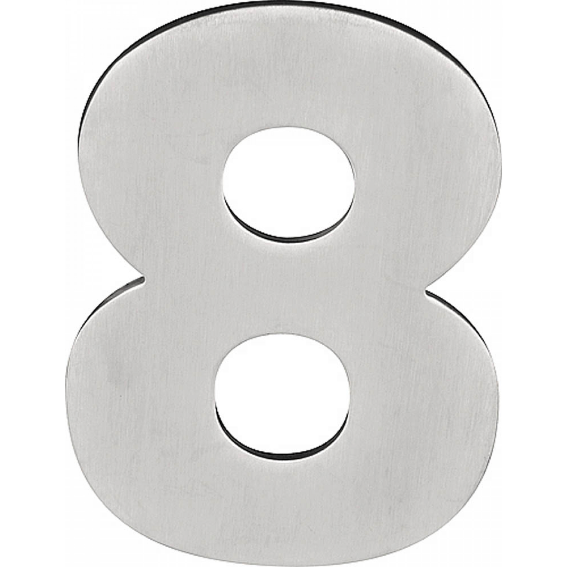 Formani BASICS | Huisnummer 8 | 100mm | Mat RVS