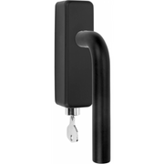 Formani LB3-DKLOCK-O draaikiepgarnituur afsluitbaar mat zwart rechts/links draaiend