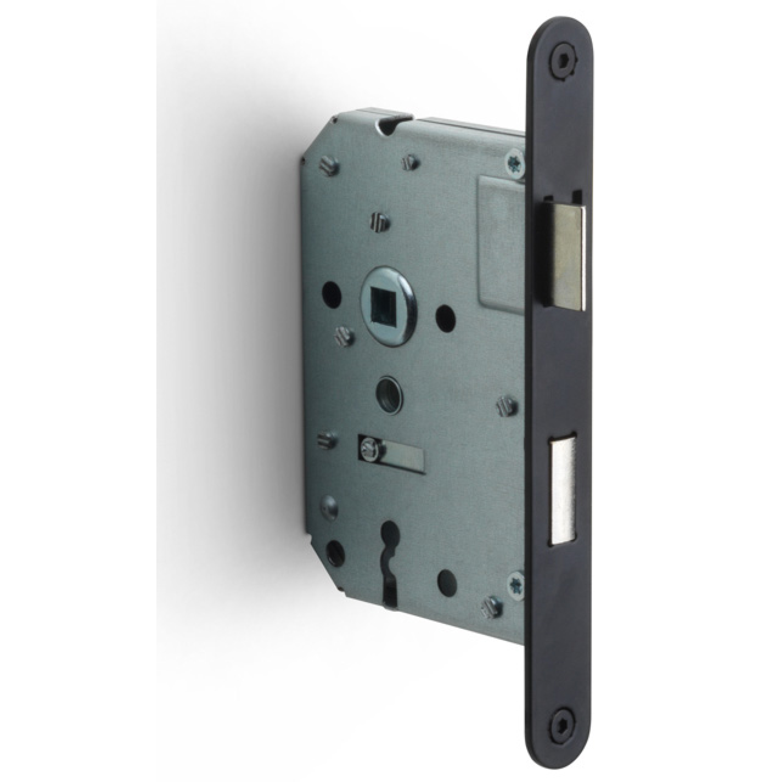 Formani BASICS LBLA-N56 deurslot sleutel afgerond zwart