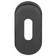 Formani Sleutelplaatje Ovaal BASIC LBN32 PVD Gunmetal – vooraanzicht