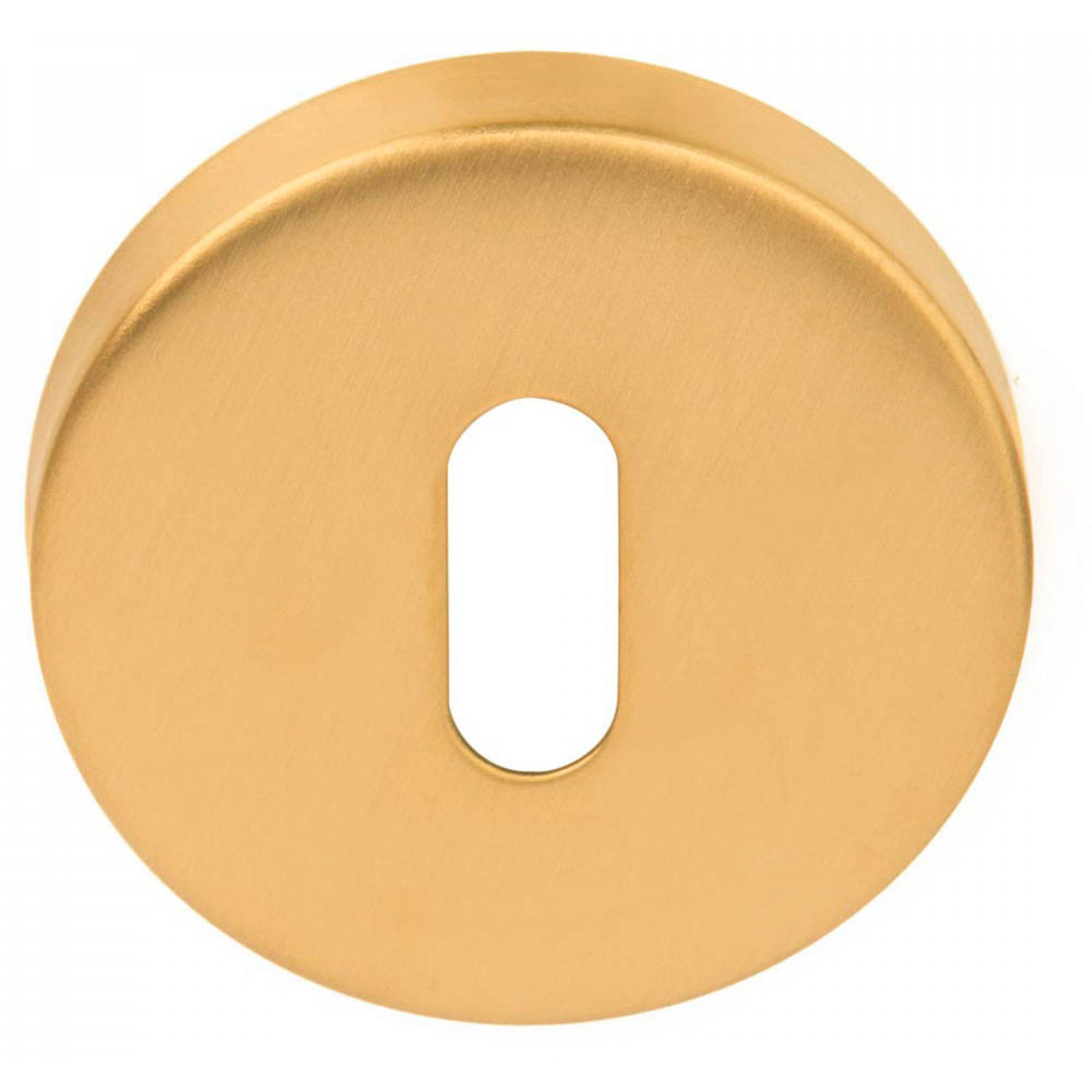 Formani Sleutelplaatje BASIC LBN50D 10mm PVD Mat Goud – vooraanzicht