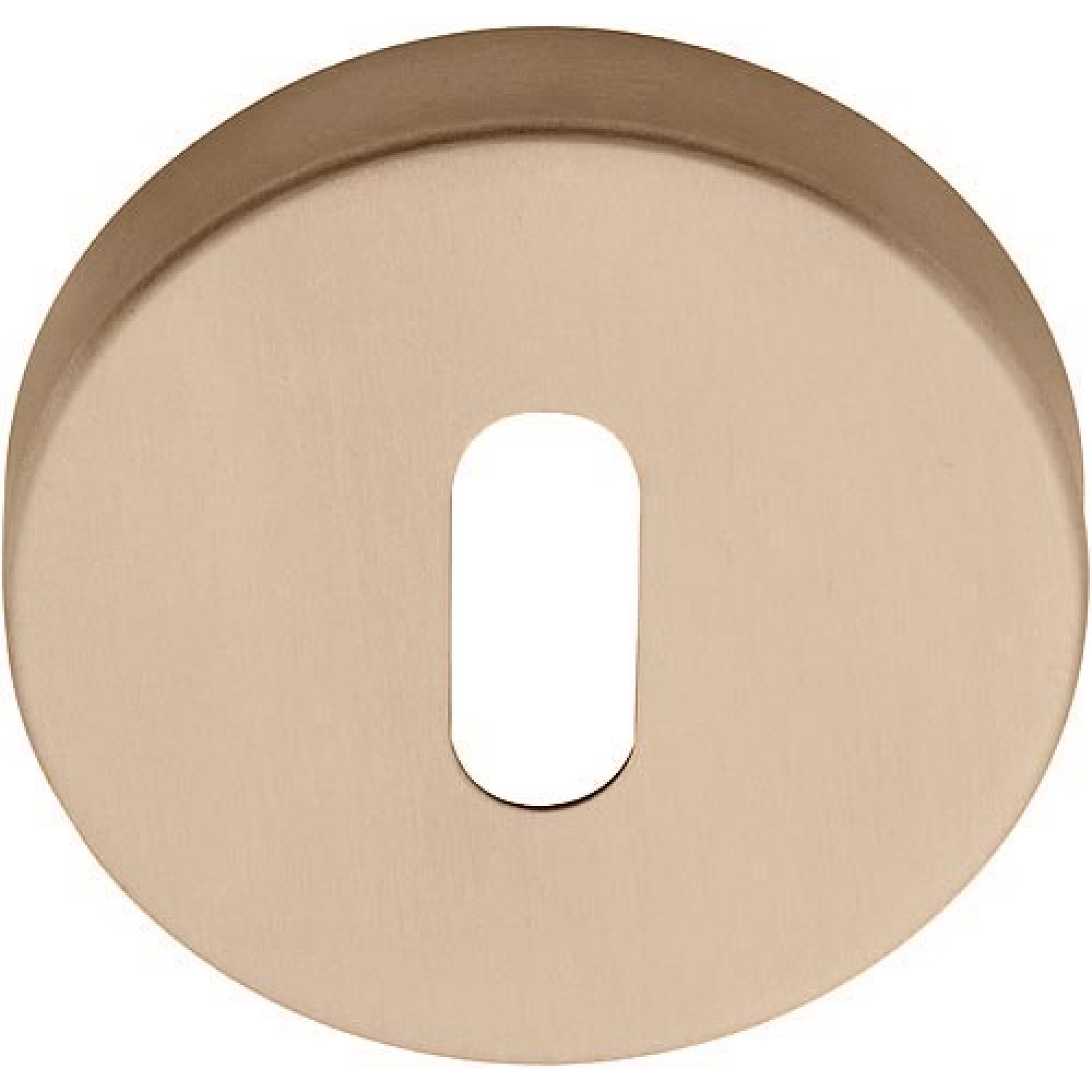 Formani Sleutelplaatje BASIC LBN50D 10mm PVD Licht Brons – vooraanzicht