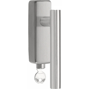 Formani LB7-DKLOCK-O draaikiepgarnituur afsluitbaar mat roestvast staal rechts/ links draaiend