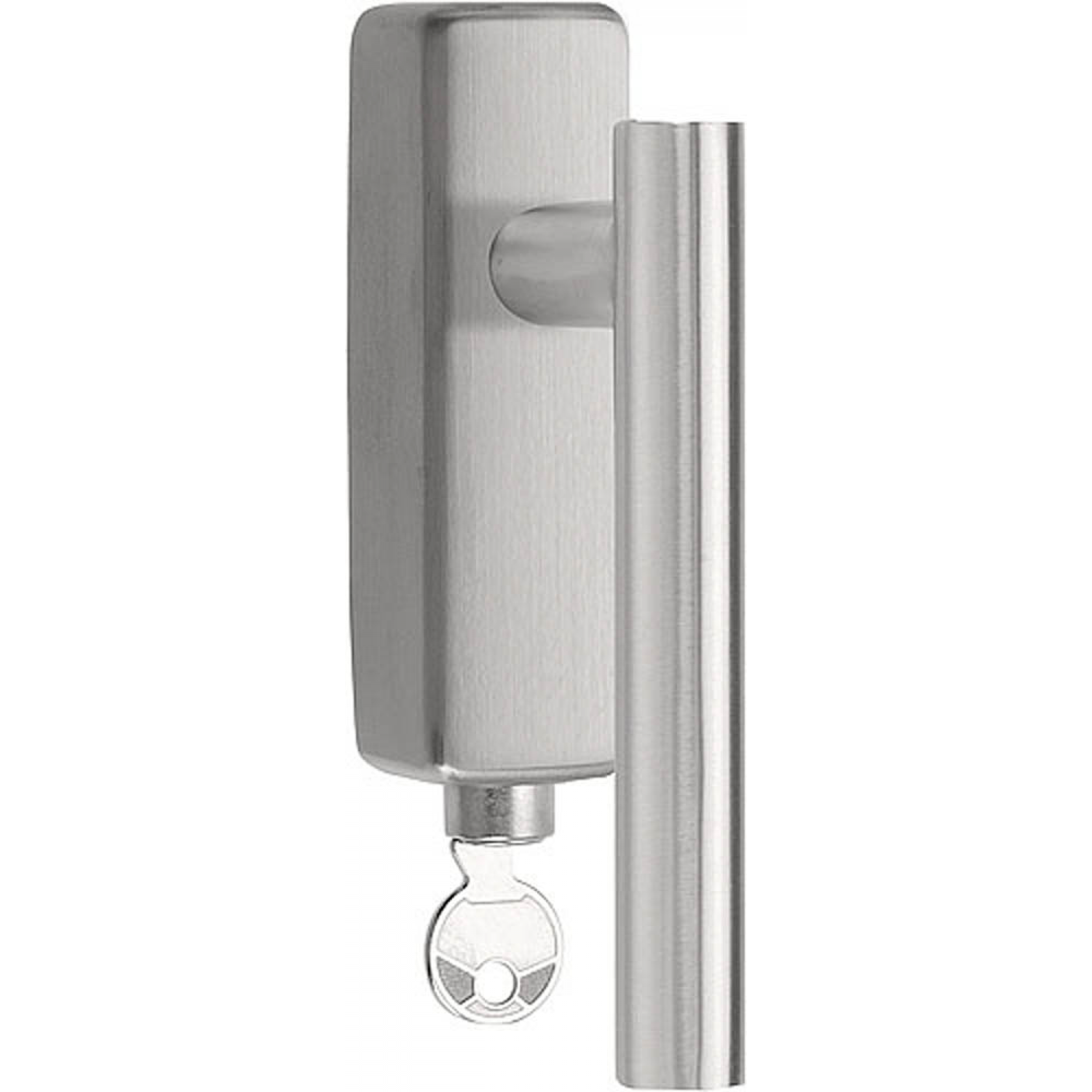 Formani LB7-DKLOCK-O draaikiepgarnituur afsluitbaar mat roestvast staal rechts/ links draaiend