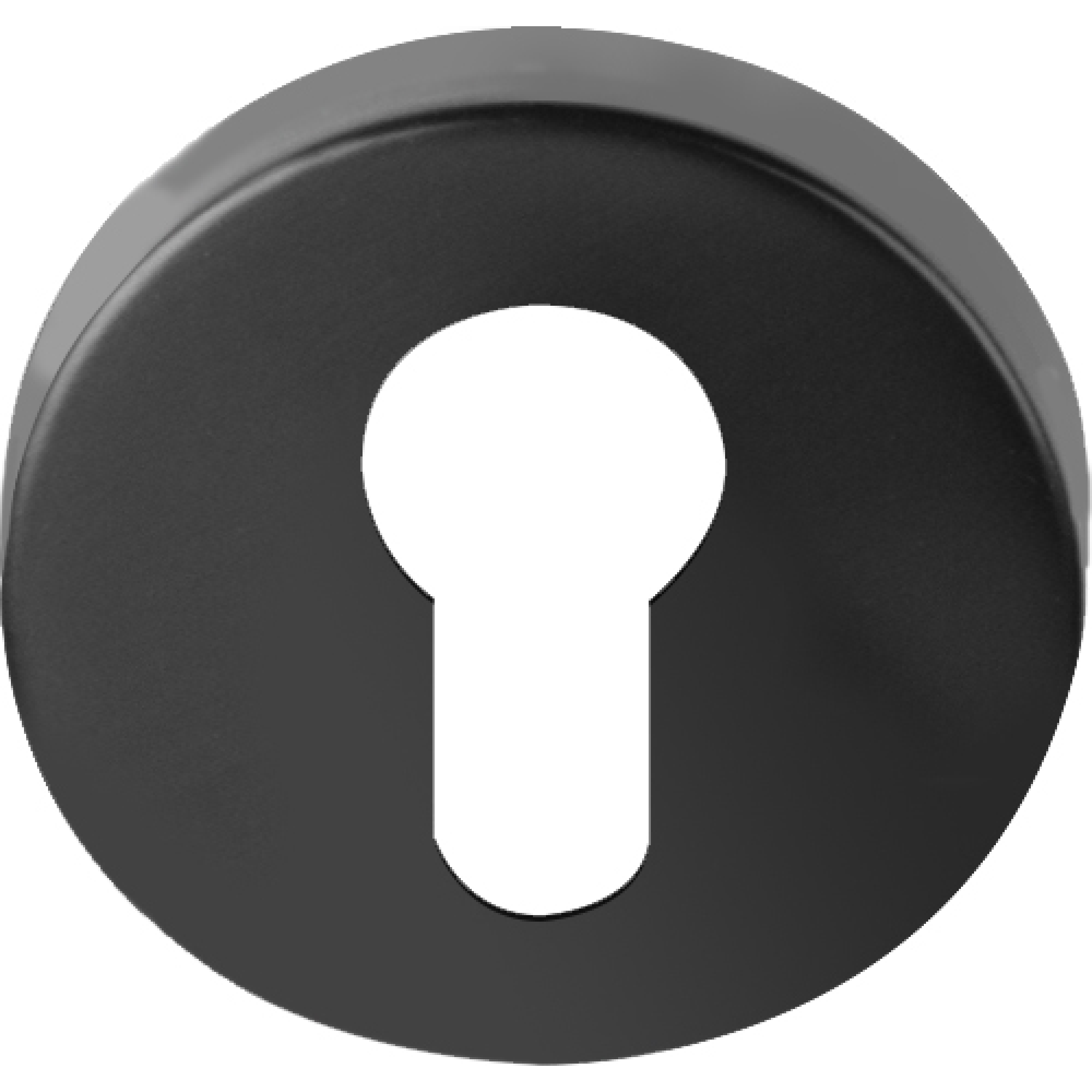 Formani cilinderplaatje LBY50D PVD Gunmetal – vooraanzicht