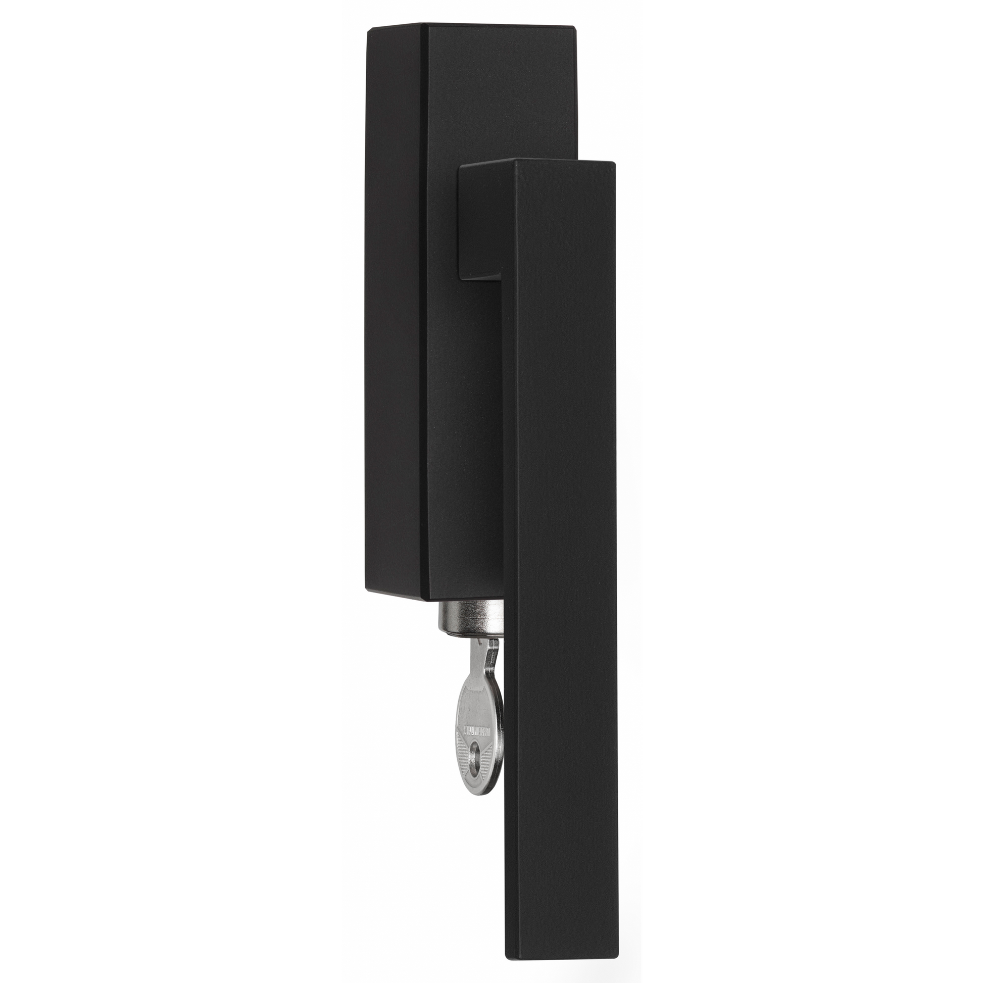 Formani LSQ2CB-DKLOCK draaikiepgarnituur met korte nek afsluitbaar mat zwart rechts/links draaiend