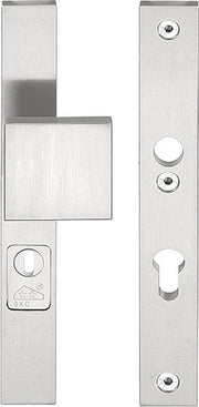 Formani LSQ60-28KT Y72 veiligheidsbeslag SQUARE RVS geborsteld