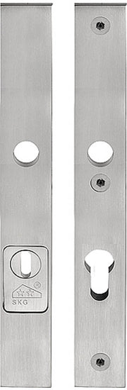 Formani LSQSM-28KT Y72 veiligheidsbeslag SQUARE RVS geborsteld