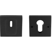 Formani | LSQVEIL-KT | massief veiligheidscilinderrozet met kerntrekbeveiliging | SKG*** | mat zwart