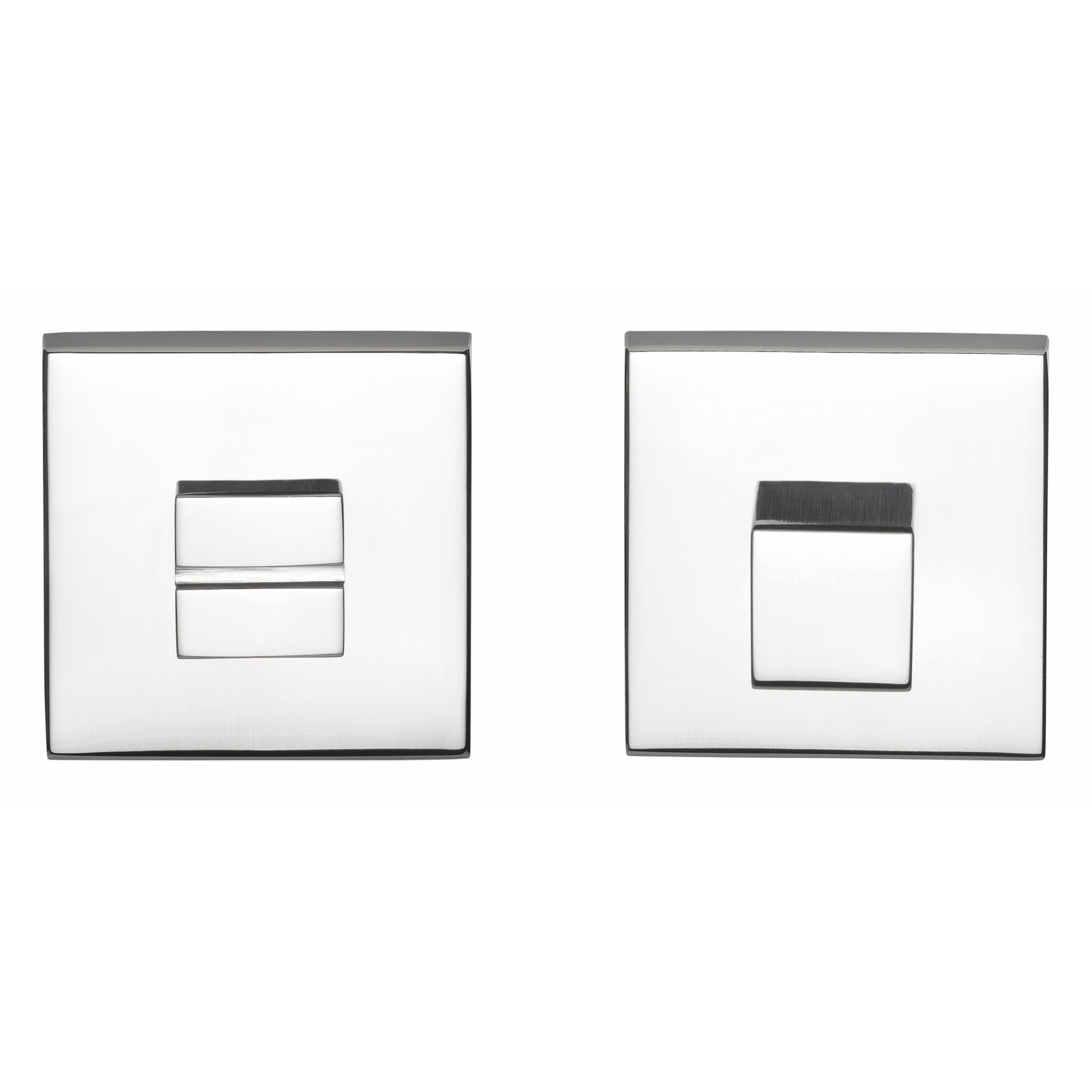 FORMANI | toiletgarnituur  gepolijst roestvast staal | Formani | SQUARE | LSQWC50