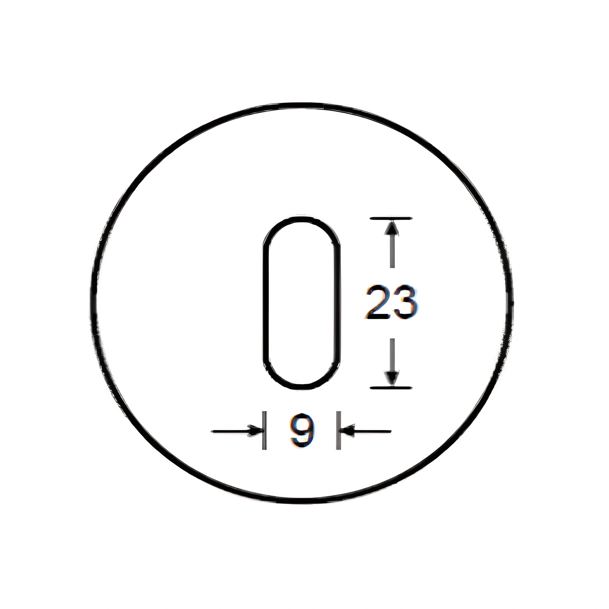 Lijntekening klavierrozet clipdrop enhance