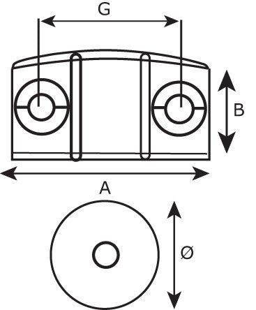 Dulimex magneetsnapper hoekmodel 0414.700.2403 technische tekening