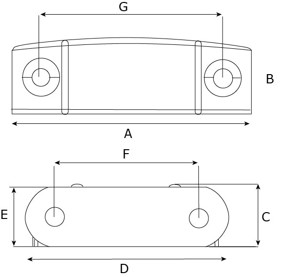 Dulimex magneetsnapper 0414.500.8053 technische tekening