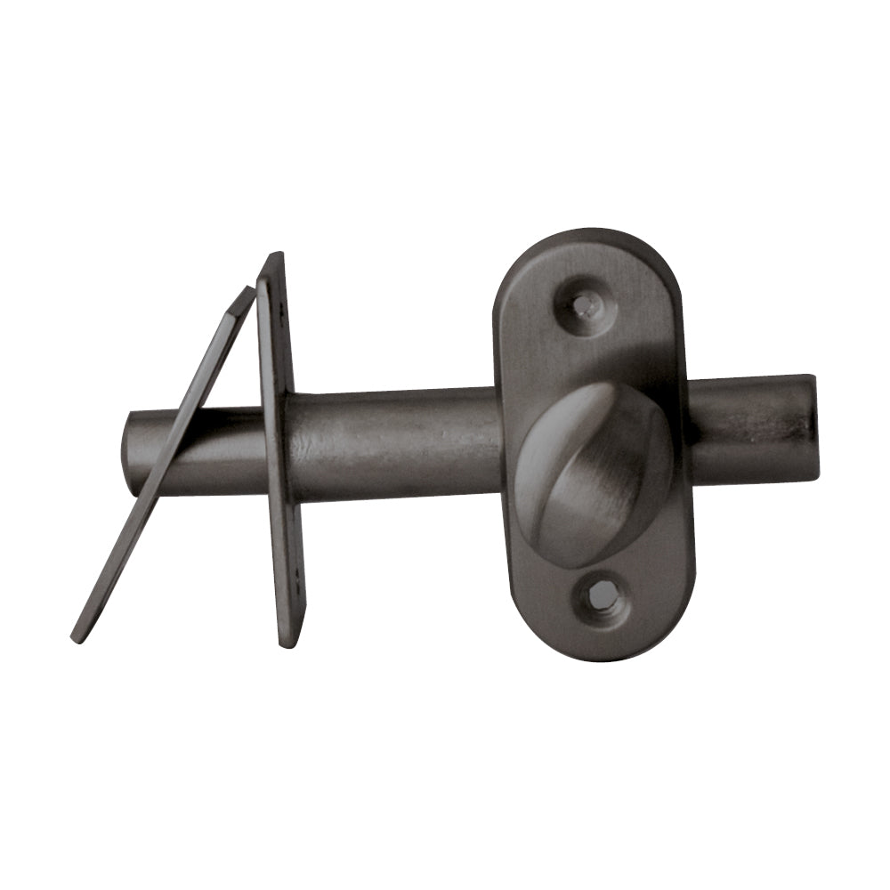 Mariani insteekgrendel Vienna 50mm PVD gun metal inclusief sluitplaat