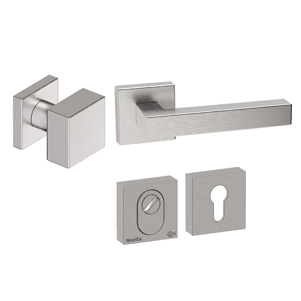 RVS Geborsteld met Quadro 50