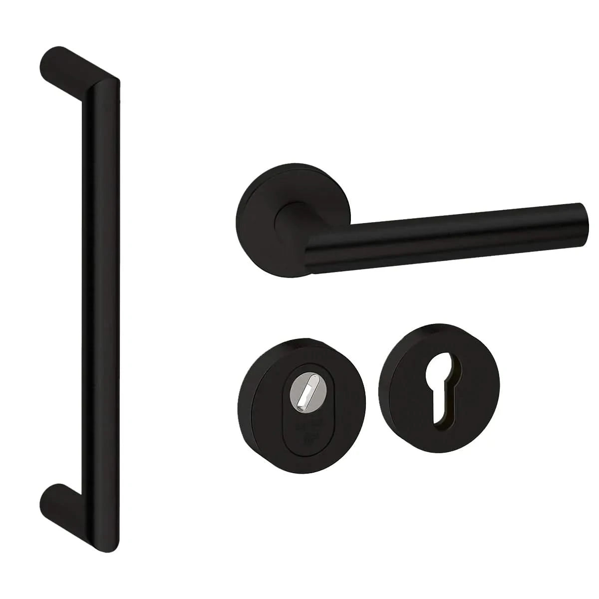 Voordeurset Rond Zwart Nairobi 800