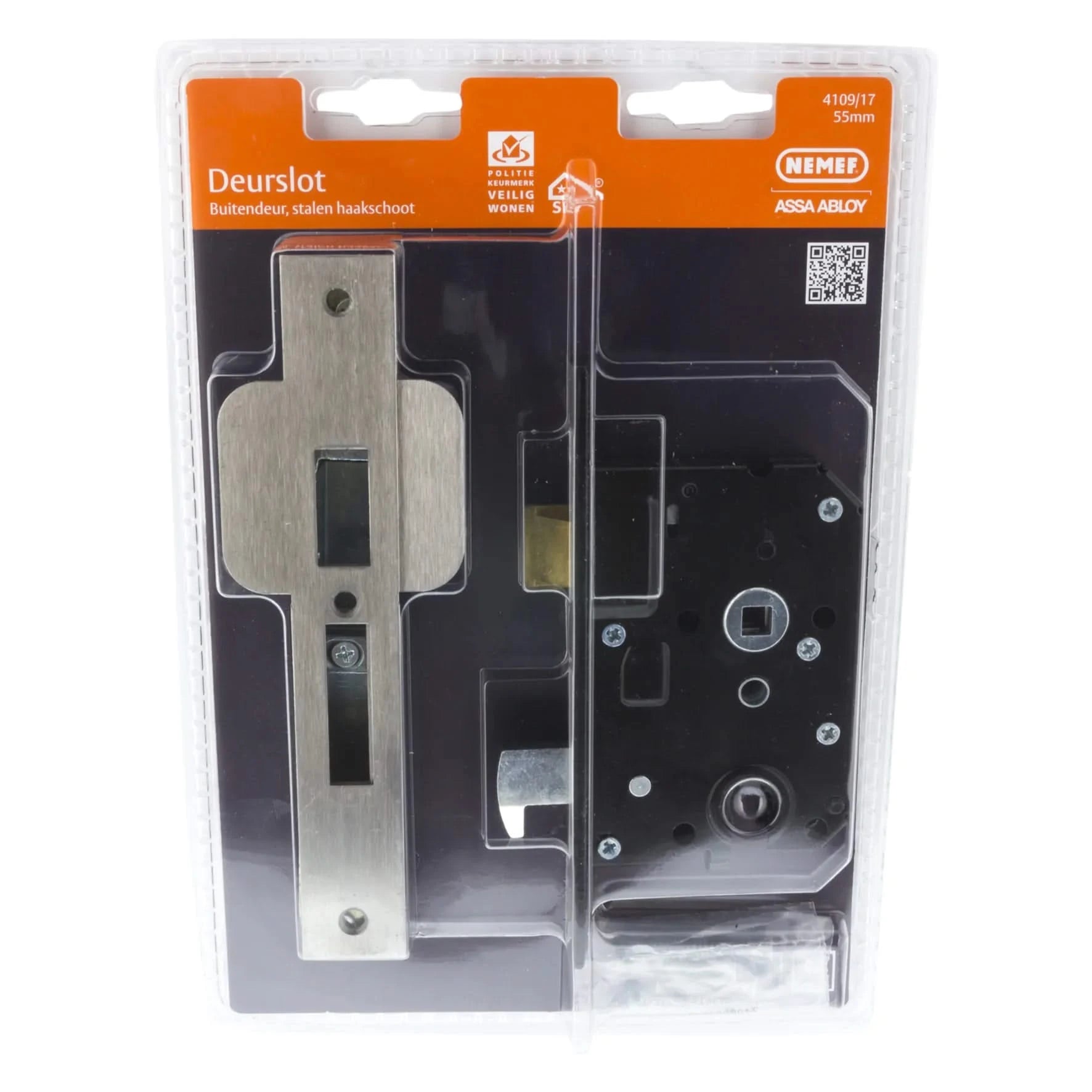 Nemef Schuifdeurslot met kom PC55 SKG2 410917 55 15