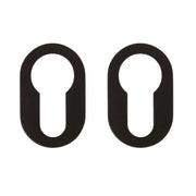 Nuda cilinderplaatjes 26×42 mm mat zwart