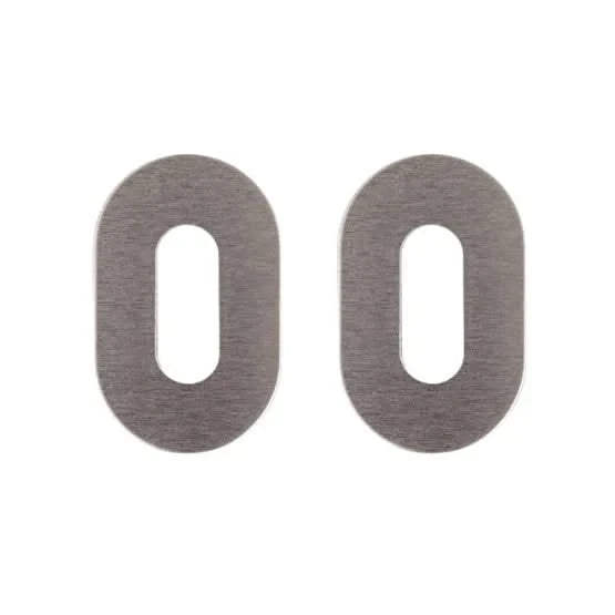 Nuda sleutelplaatjes 26×42 mm mat chroom