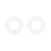 Nuda krukrozet 45mm wit