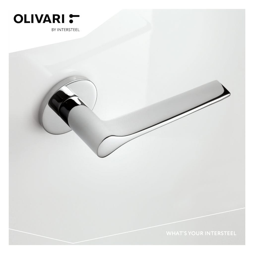 OLIVARI DEURKRUK LAMA L OP ROZET CHROOM3