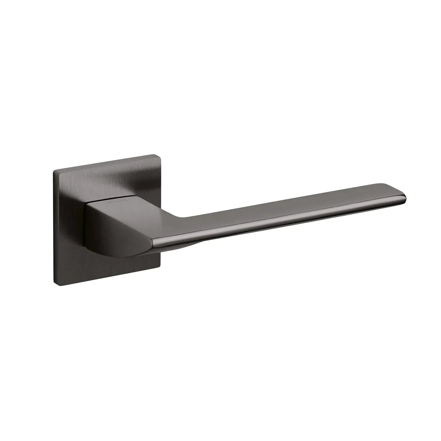 Olivari | Deurkruk Trend op rozet | Antraciet titaan PVD