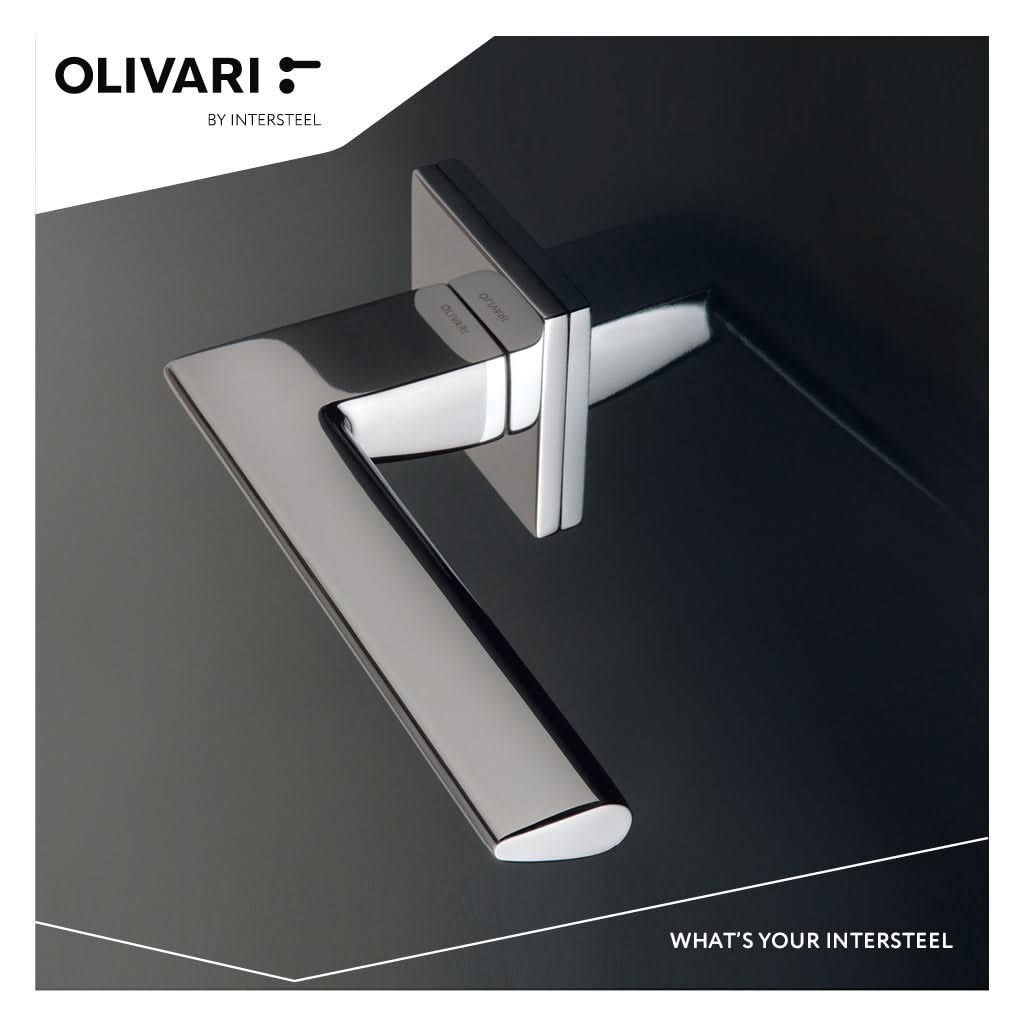 OLIVARI DEURKRUK TREND OP ROZET CHROOM2