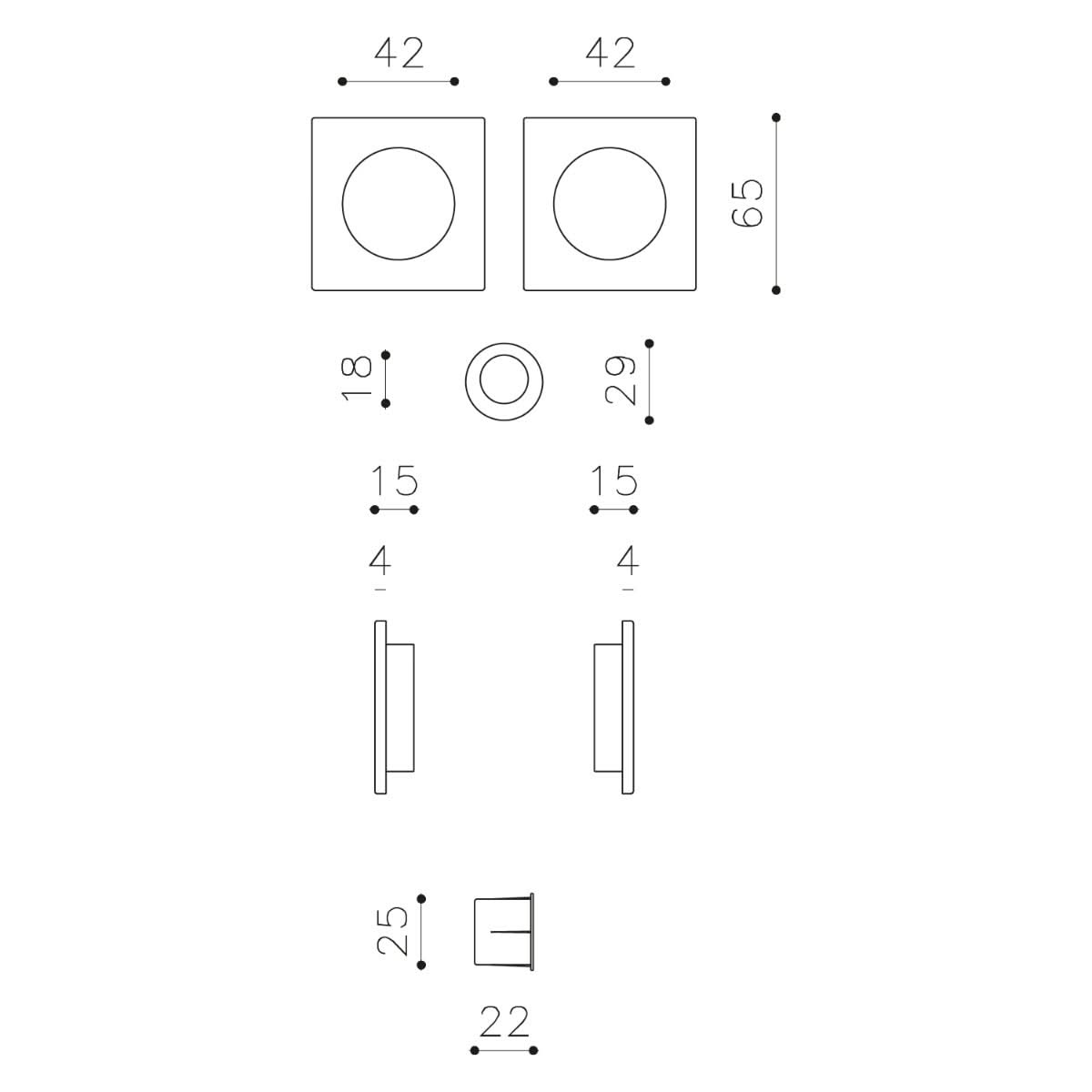 OLIVARI SCHUIFDEURKOM GIOTTO Q CHROOM1