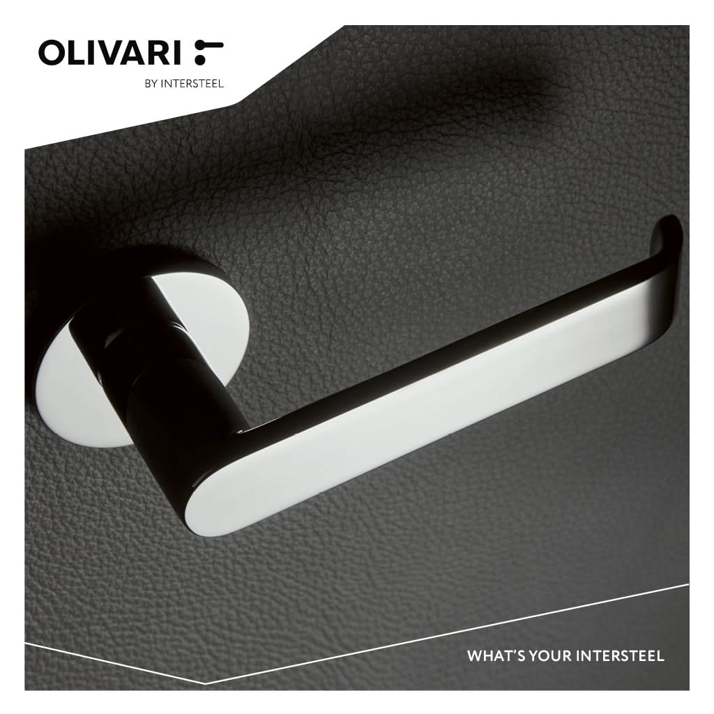 Olivari deurkruk Beta op rozet chroom1