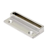 DX raamboomplaatje universeel 65x25 mm zamac verzinkt vooraanzicht