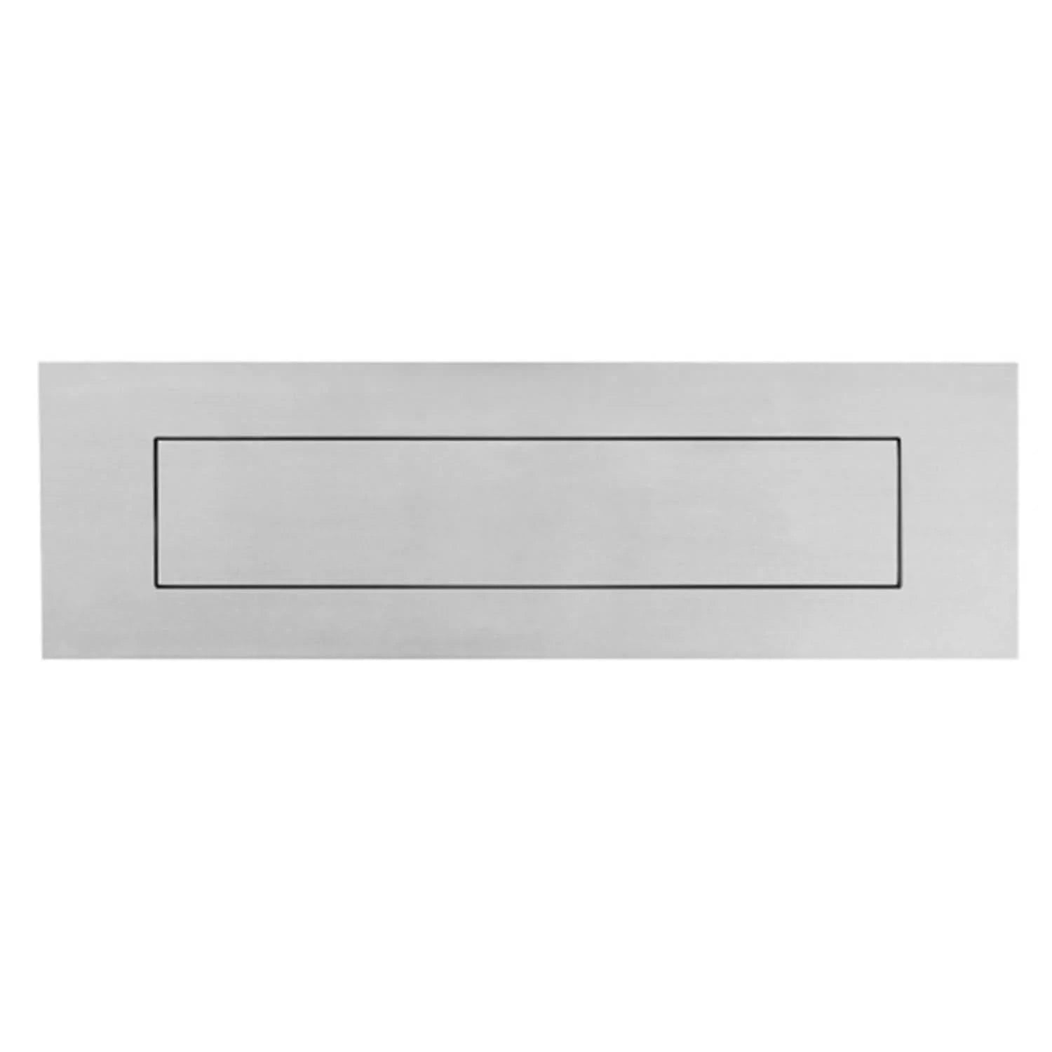 Hardbrass Shuffle Briefplaat Brievenbusklep RVS 300x80mm