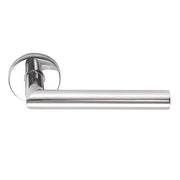 Deurkruk Cornisa | ronde rozet | Gepolijst RVS