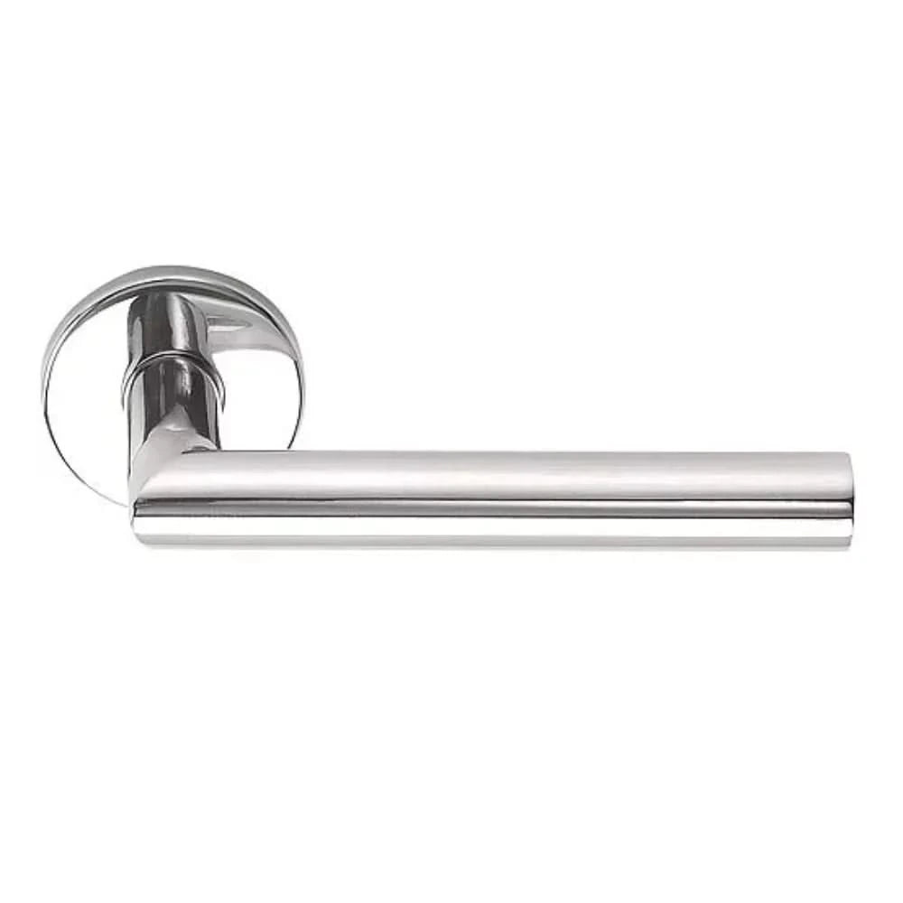 Deurkruk Cornisa | ronde rozet | Gepolijst RVS