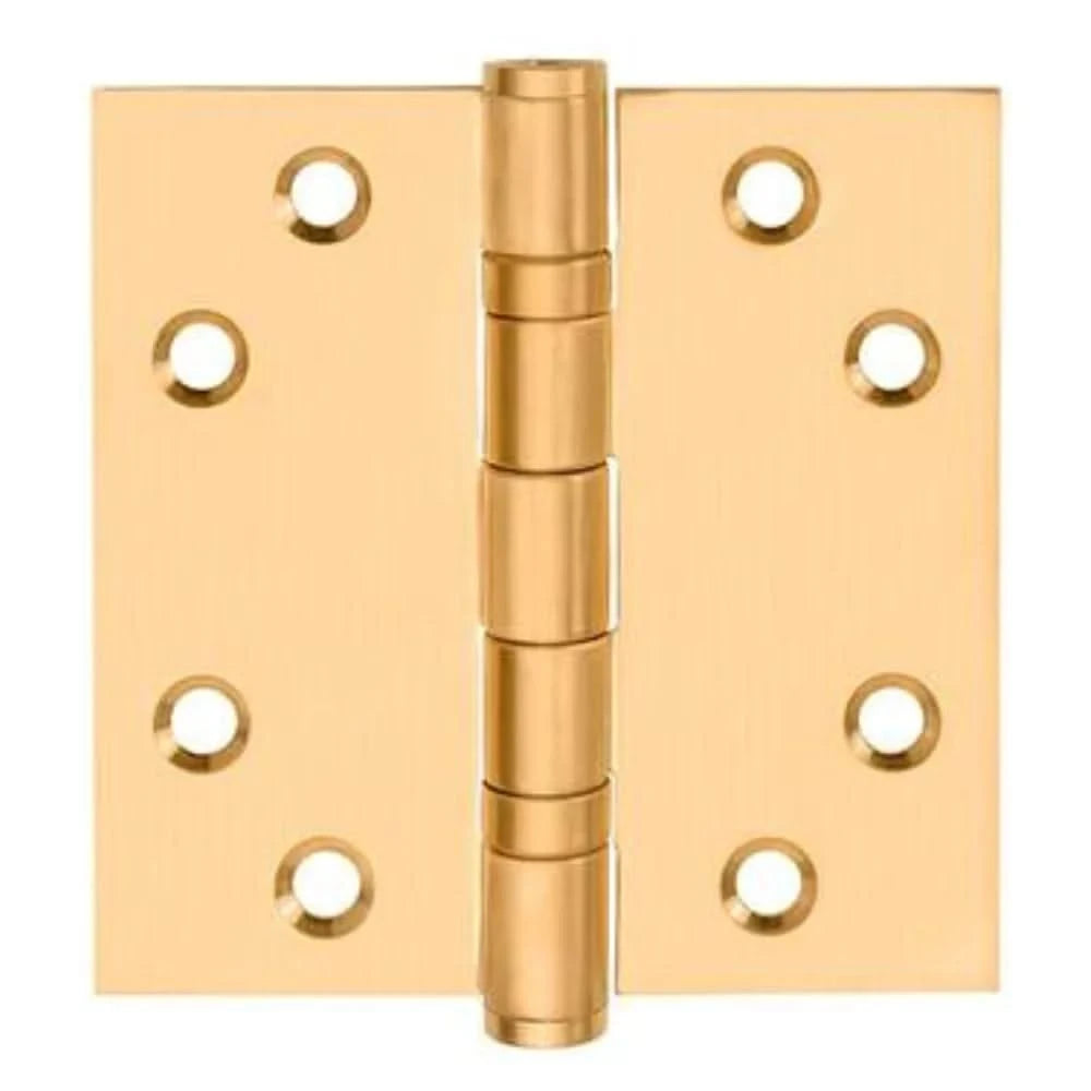 FORMANI Kogellagerscharnier | 89x89 | PVD Mat Goud | LBS8989 Rechte Hoeken