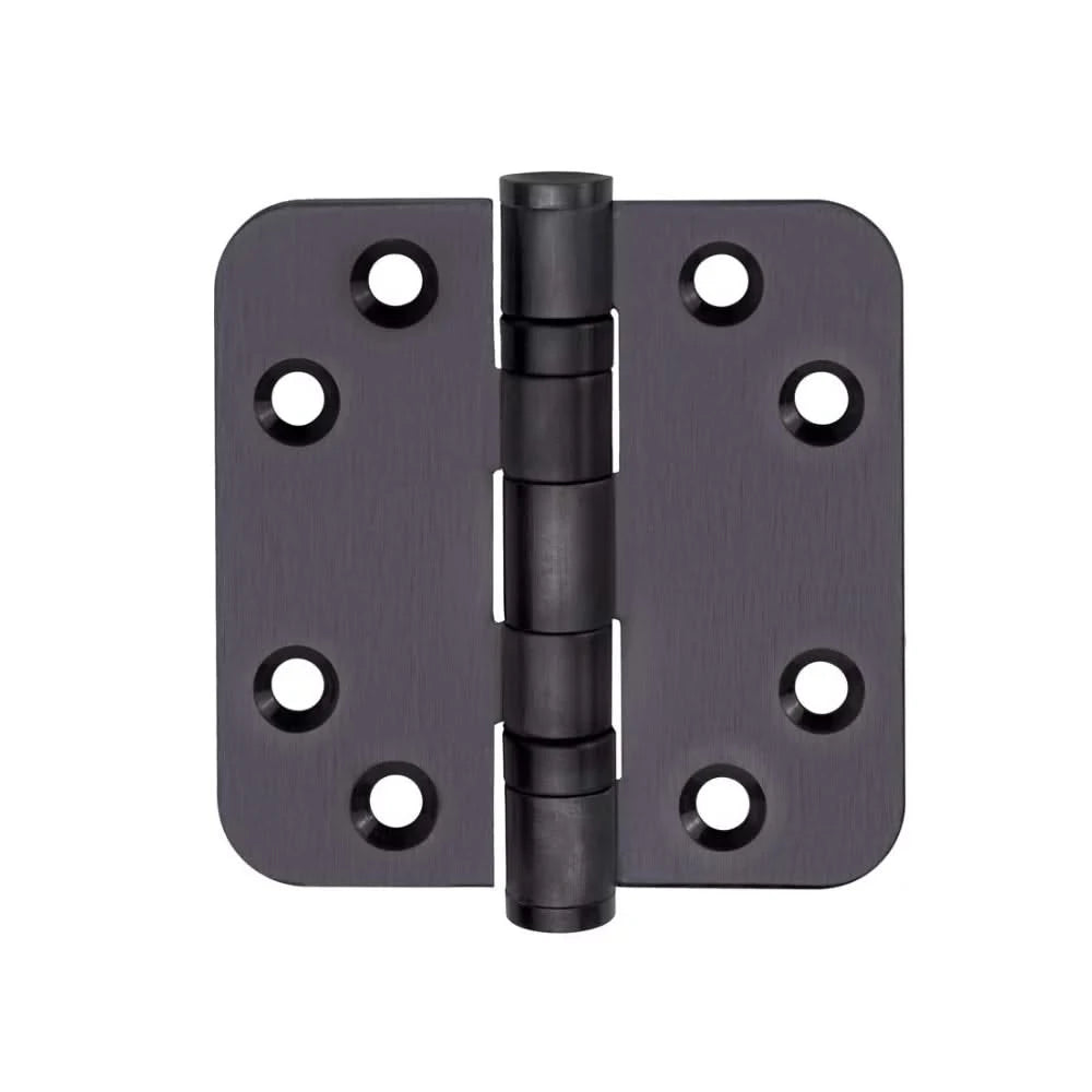 FORMANI Kogellagerscharnier | 76x76 | PVD Gun Metal | LBSA7676 Afgeronde Hoeken