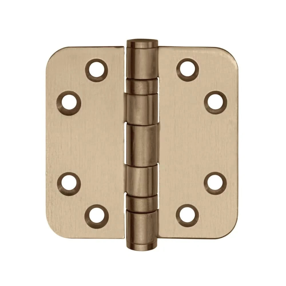 FORMANI Kogellagerscharnier | 76x76 | PVD Licht Brons | LBSA7676 Afgeronde Hoeken