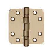 FORMANI Kogellagerscharnier | 76x76 | PVD Licht Brons | LBSA7676 Afgeronde Hoeken