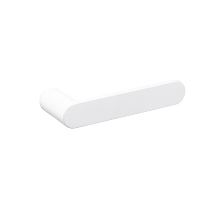 NUDA Deurkruk Pure Mat Wit op minimalistisch rozet