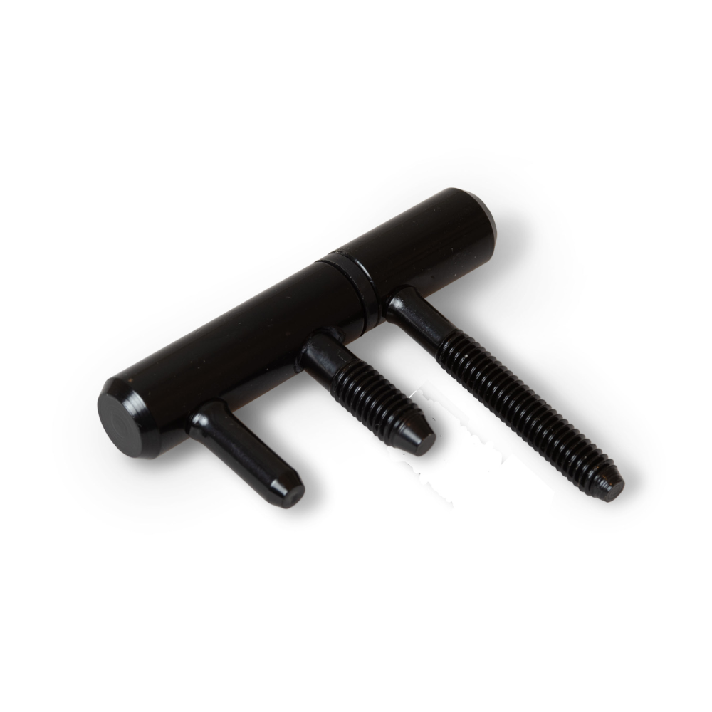 Dulimex Inboorpaumelle zwart 12 mm voor metalen kozijnen - Deurbeslag-expert