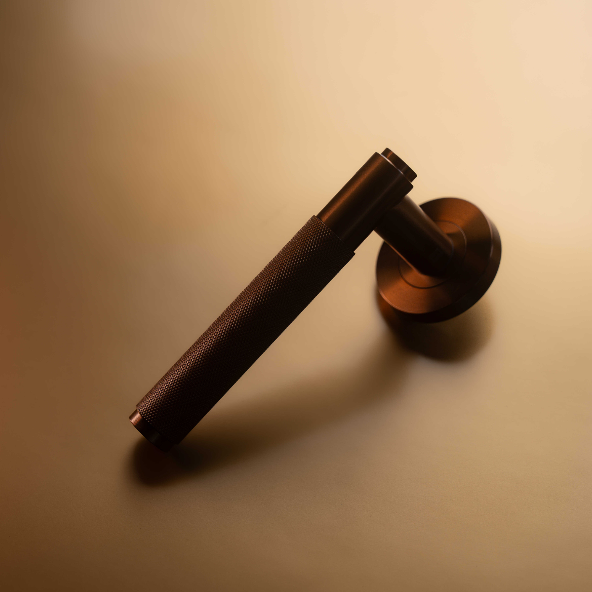 STERK Koper PVD deurkrukken OVAL 1741 pro 8mm - Deurbeslag-expert