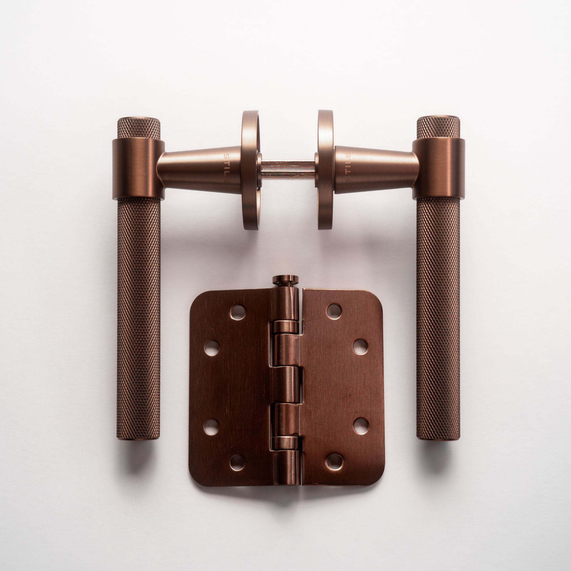 Stile | deurklinken Goya 53x7mm | Licht brons - Deurbeslag-expert