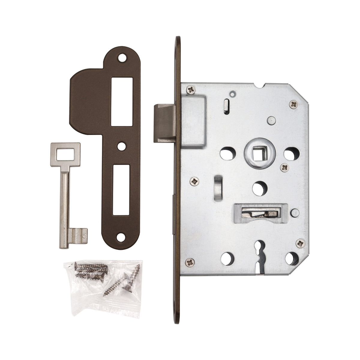 Griff Meister Insteekslot Klavierslot (SL56) Brons – detail en afmetingen